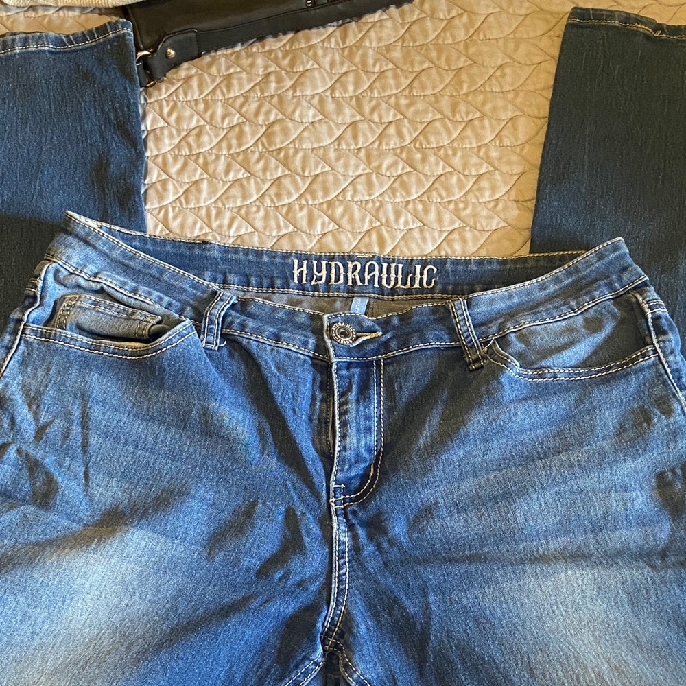 Hydraulic Women's Boot Cut Jeans - Classic Blue - Picture 6 of 9